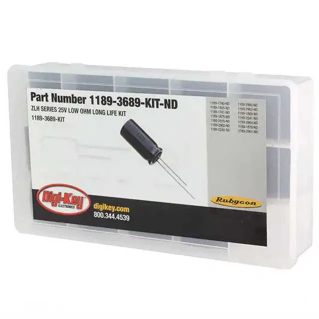 1189-3689-KIT (CAP KIT ALUM 150UF-3300UF 42PCS)