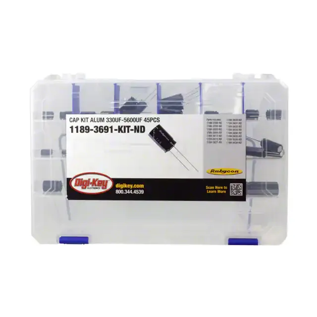 1189-3691-KIT (CAP KIT ALUM 330UF-5600UF 45PCS)