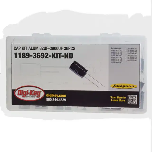 1189-3692-KIT (CAP KIT ALUM 82UF-3900UF 36PCS)