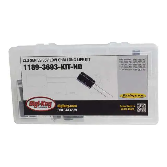 1189-3693-KIT (CAP KIT ALUM 56UF-2200UF 27PCS)