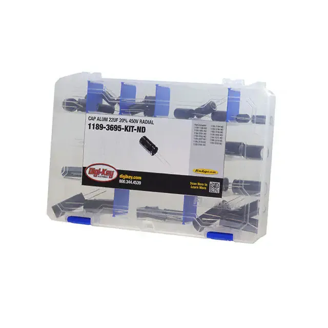 1189-3695-KIT (CAP KIT ALUM 10UF-120UF 42PCS)