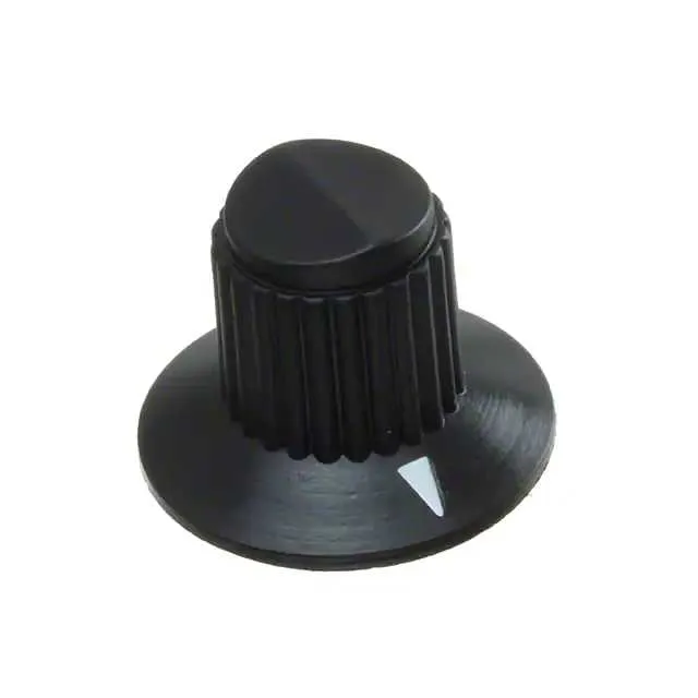 11K5015-EMNB (KNOB KNURLED W/SKRT 0.157 PLAST")