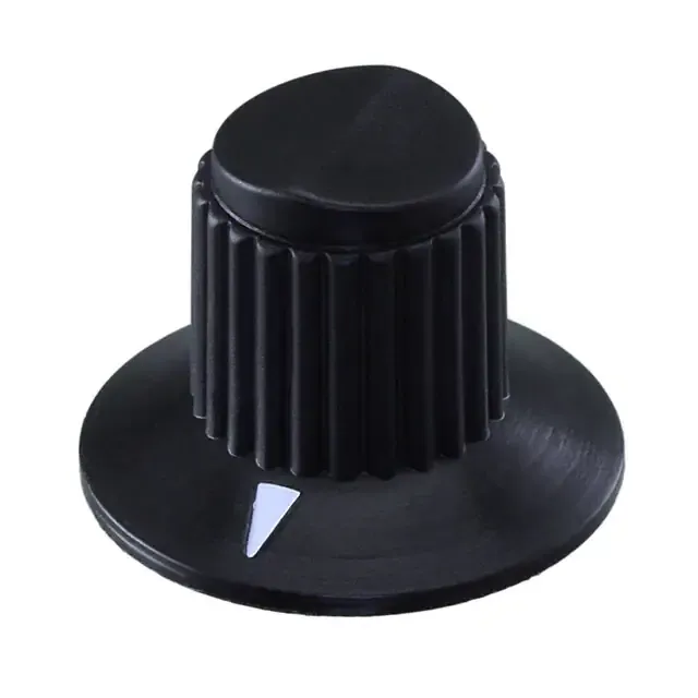 11K5015-KCNB (KNOB PLASTIC 1/4 DIA BLACK")