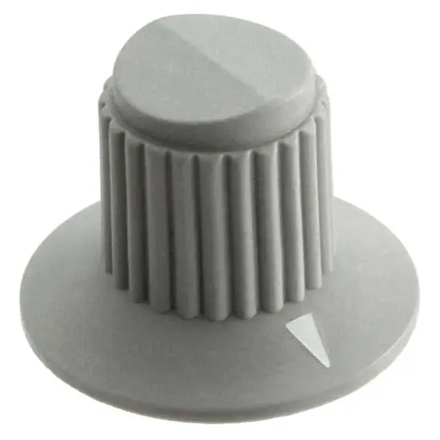 11K5015-KCNG (KNOB KNURLED W/SKRT 0.250 PLAST")