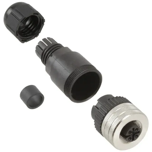 1200710035 (CONN PLUG FMALE 4POS SILVR SCREW)
