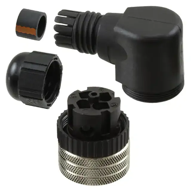 1200710037 (CONN PLUG FMALE 4POS SILVR SCREW)
