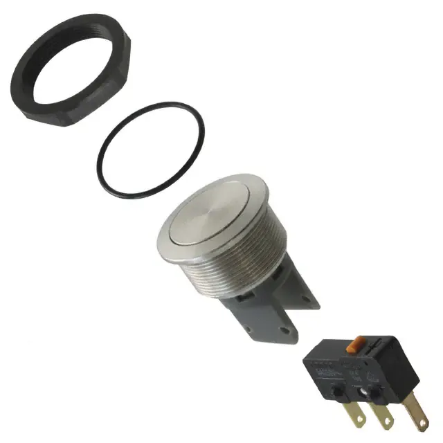 1241.6621.1120000 (SWITCH PUSHBUTTON SPDT 5A 125V)