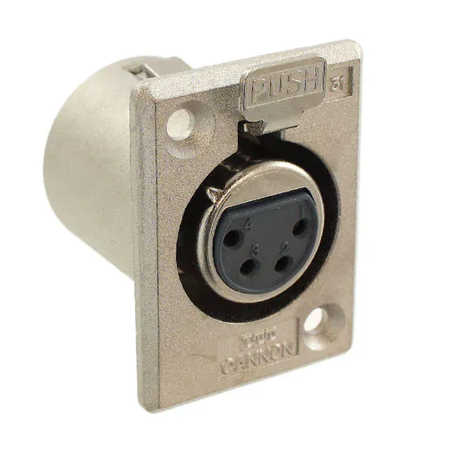 XLR431 (CONN RCPT FMALE XLR 4P SLDR CUP)