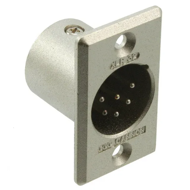 XLR632 (CONN RCPT MALE XLR 6POS SLDR CUP)