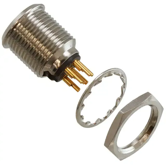 M-XL-6-14 (CONN RCPT MALE MINI XLR 6P SLDR)