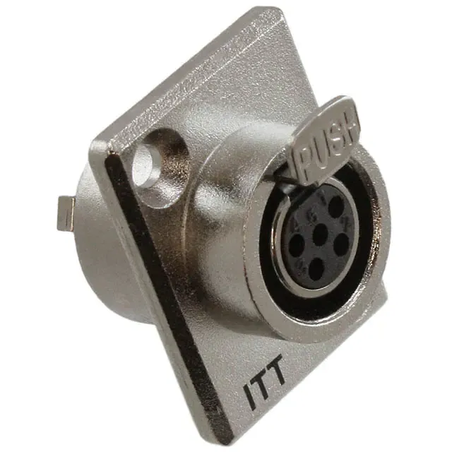 M-XL-5-31 (CONN RCPT FMALE MINI XLR 5P SLDR)