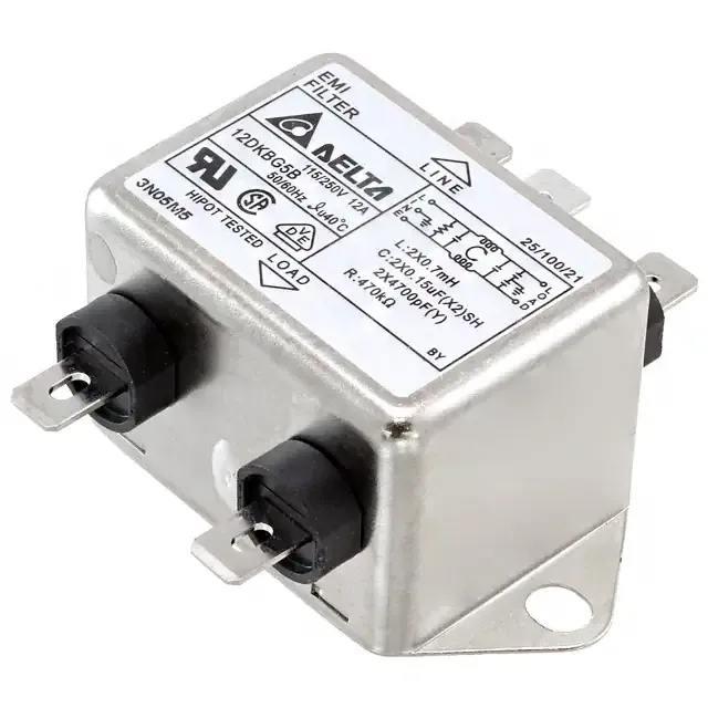 12DKBG5B (LINE FILTER 115/250VAC 12A CHASS)