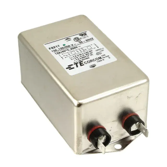 2-6609037-6 (LINE FILTER 250VAC 12A CHASS MNT)