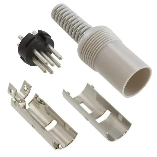 12GM6MX (CONN PLUG MALE DIN 6POS SOLDER)