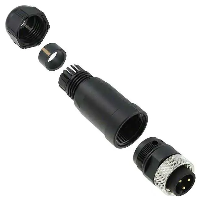 1300170008 (CONN PLUG MALE 3POS GOLD SCREW)