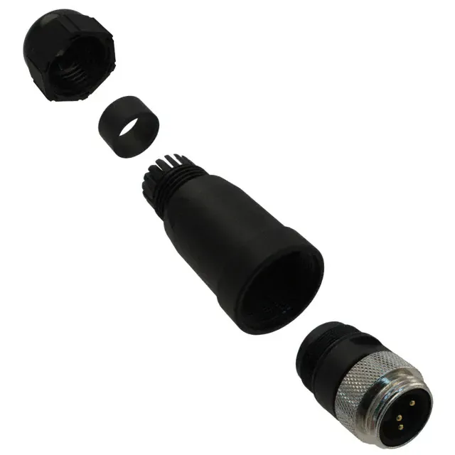 1300170011 (CONN RCPT MALE 3POS GOLD SCREW)