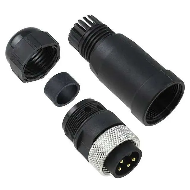 1300170018 (CONN PLUG MALE 4POS GOLD SCREW)