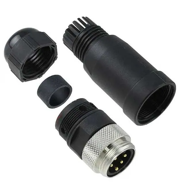 1300340006 (CONN RCPT MALE 5POS GOLD SCREW)