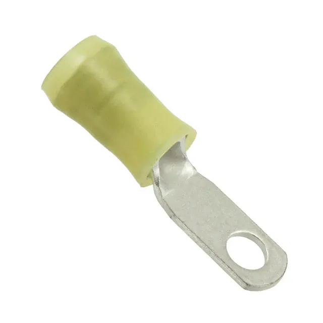 130446 (CONN RING FLAT 10-12AWG #8 CRIMP)