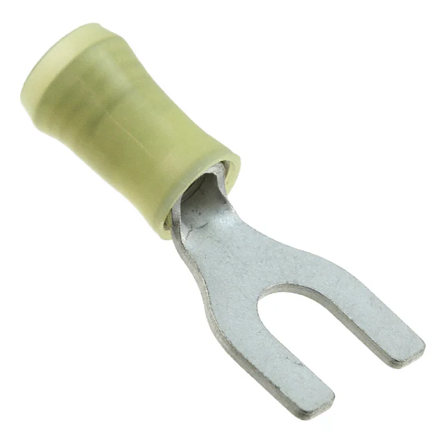 130625 (CONN SPADE TERM 10-12AWG M6 YEL)