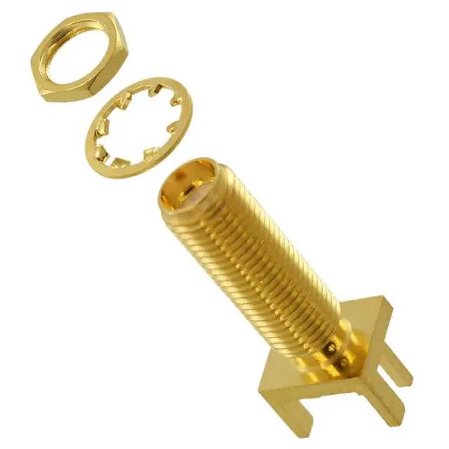 132371 (CONN SMA RCPT STR 50OHM EDGE MNT)