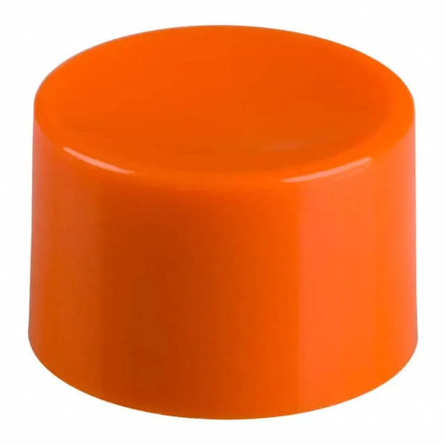 140000480087 (CAP PUSHBUTTON ROUND ORANGE)