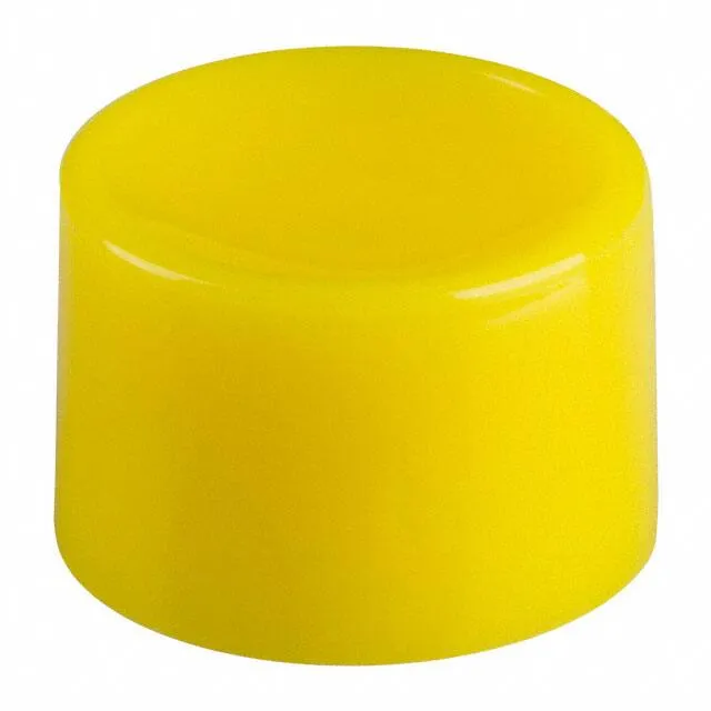 140000480371 (CAP PUSHBUTTON ROUND YELLOW)