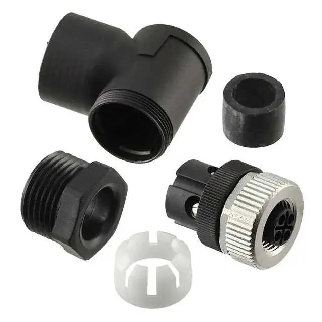 1408987 (CONN RCPT FMALE 4POS GOLD SCREW)