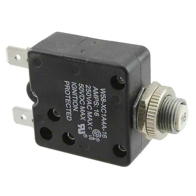 W58-XC1A4A-16 (CIR BRKR THRM 16A 250VAC 50VDC)