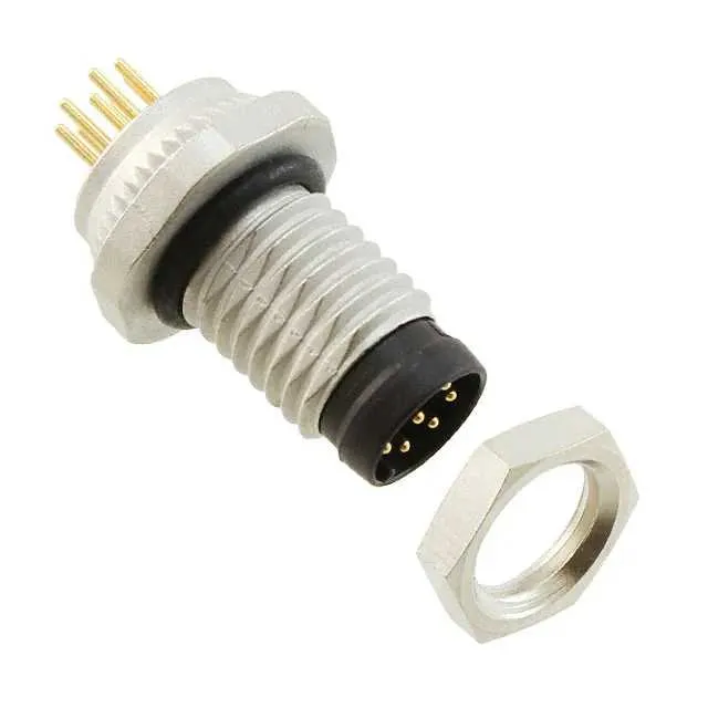 1424238 (CONN PLUG MALE 8POS GOLD SOLDER)