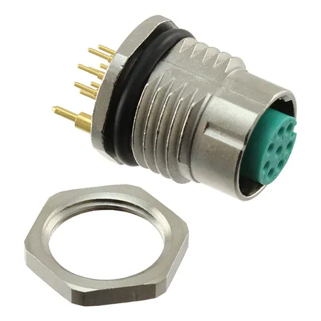 1456543 (CONN RCPT FMALE 8POS GOLD SOLDER)