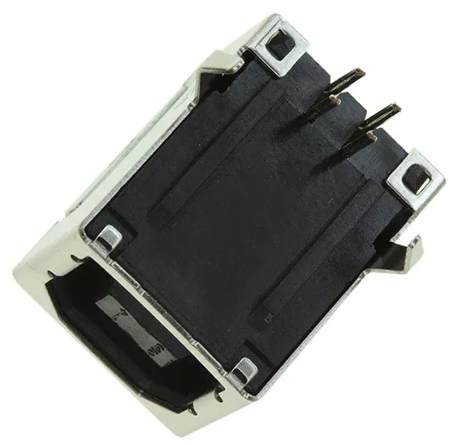 690-004-621-023 (CONN USB JACK TYPE B HORIZON R/A)