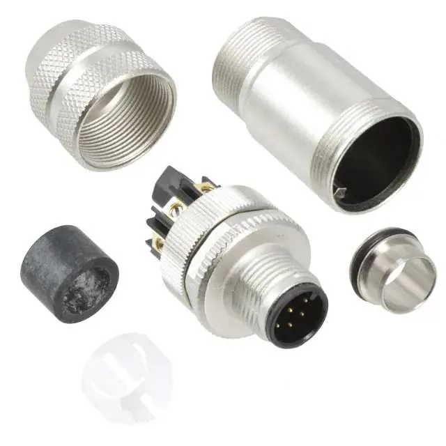 1511857 (CONN PLUG MALE 8POS GOLD SCREW)