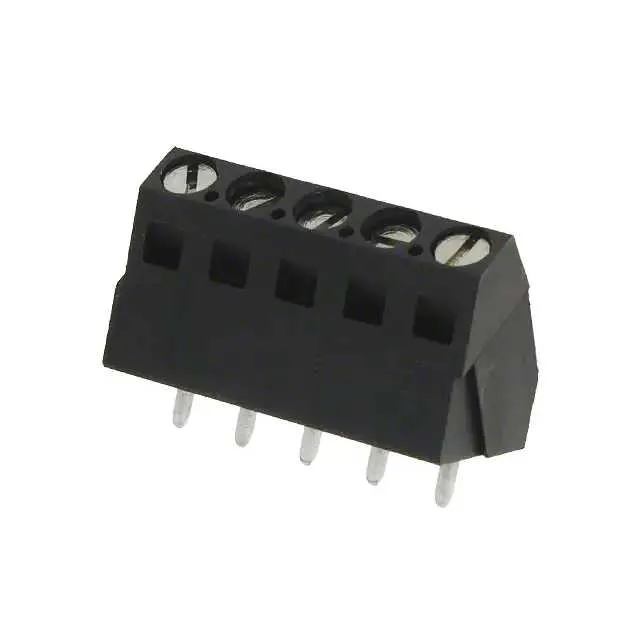1546074-5 (TERM BLOCK 5POS 35DEG VERT T/H)