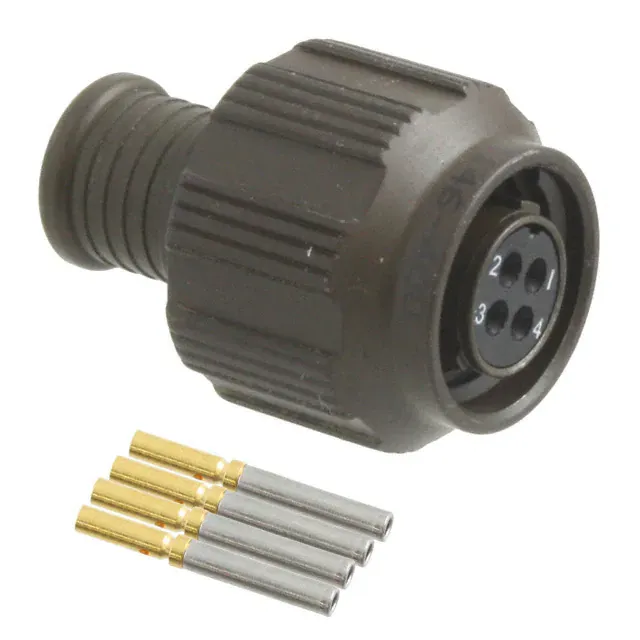 MKJ1A6W6-4SA (CONN PLUG FMALE 4POS GOLD CRIMP)