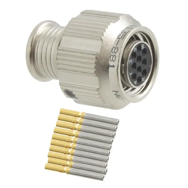 MKJ1A6F7-10SA (CONN PLUG FMALE 10POS GOLD CRIMP)
