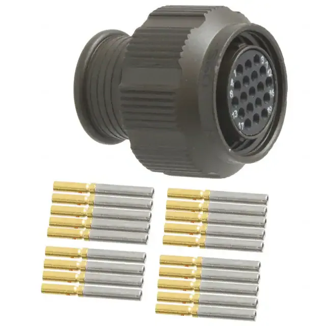 MKJ1A6W9-19SA (CONN PLUG FMALE 19POS GOLD CRIMP)