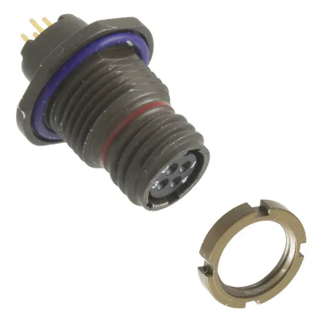 MKJ1C7W6-4DA (CONN RCPT FMALE 4POS GOLD SOLDER)