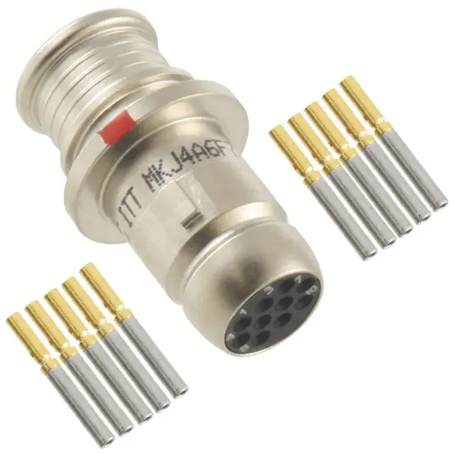 MKJ4A6F7-10S (CONN PLUG FMALE 10POS GOLD CRIMP)