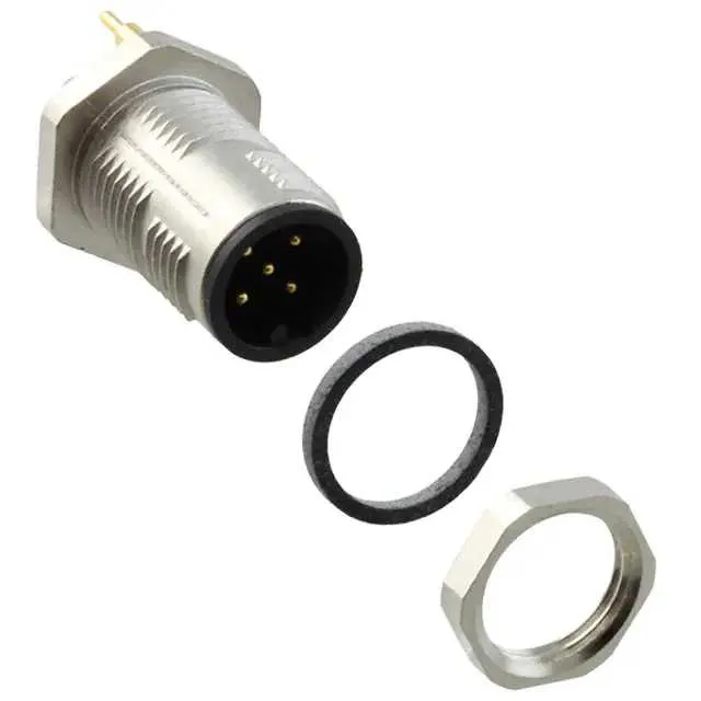 1552968 (CONN PLUG MALE 5POS GOLD SOLDER)