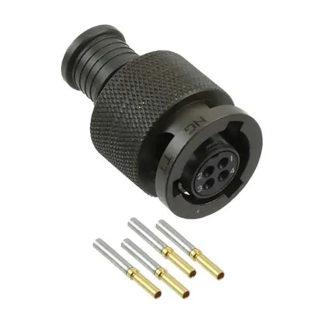 MKJ3A6W6-4SN (CONN PLUG FMALE 4POS GOLD CRIMP)