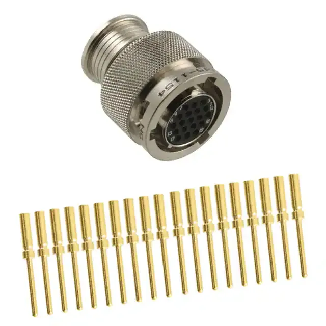 MKJ3A6F9-19SN (CONN PLUG FMALE 19POS GOLD CRIMP)