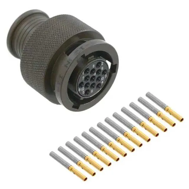 MKJ3A6W8-13SN (CONN PLUG FMALE 13POS GOLD CRIMP)