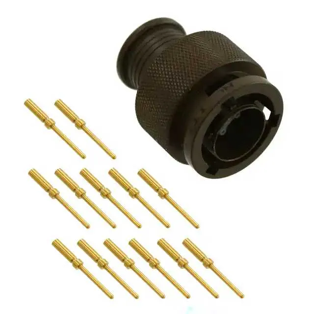 MKJ3A6W8-13PN (CONN PLUG MALE 13POS GOLD CRIMP)