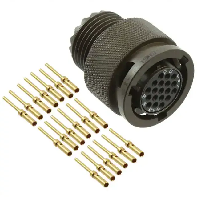 MKJ3B6W9-19SN (CONN PLUG FMALE 19POS GOLD CRIMP)