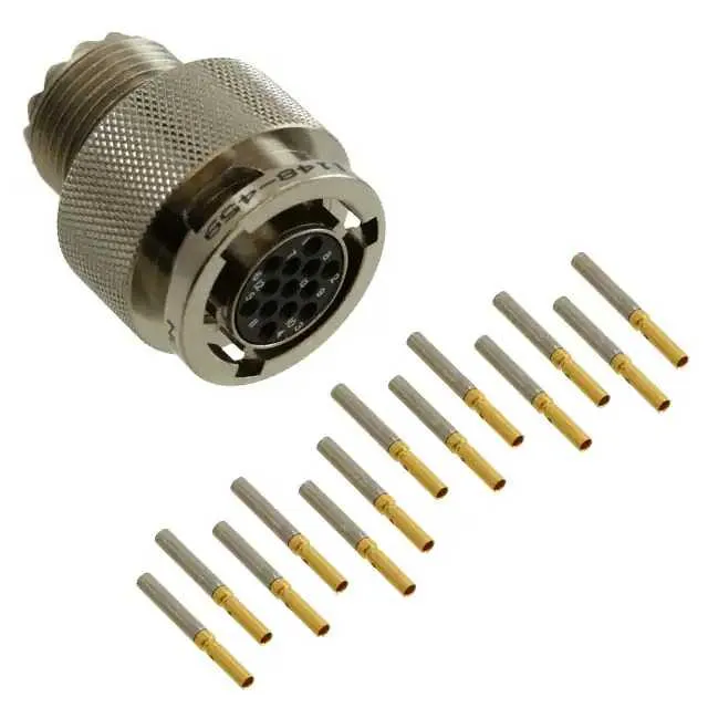 MKJ3B6F8-13SN (CONN PLUG FMALE 13POS GOLD CRIMP)