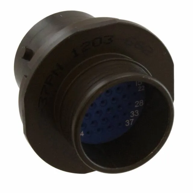MKJ3A7W12-37PN (CONN RCPT MALE 37POS GOLD CRIMP)