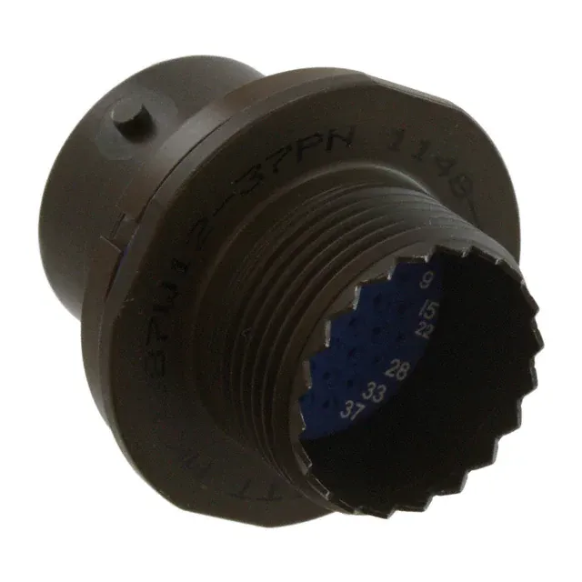 MKJ3B7W12-37PN (CONN RCPT MALE 37POS GOLD CRIMP)