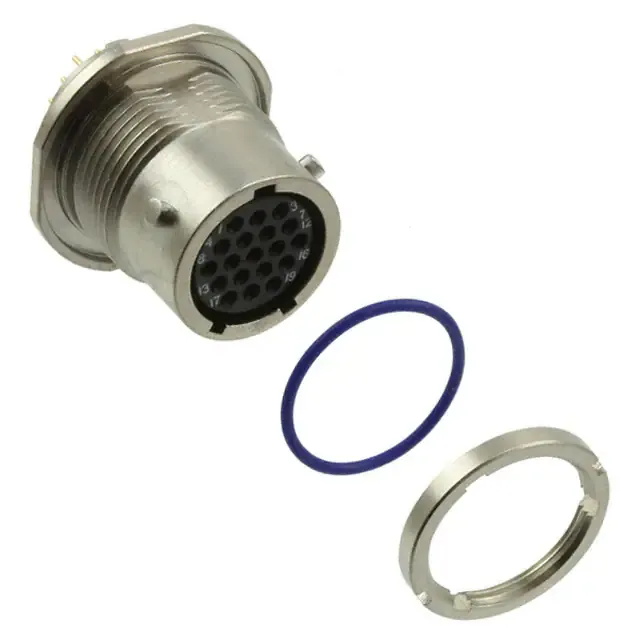 MKJ3C7F9-19DN (CONN RCPT FMALE 19POS GOLD SLDR)