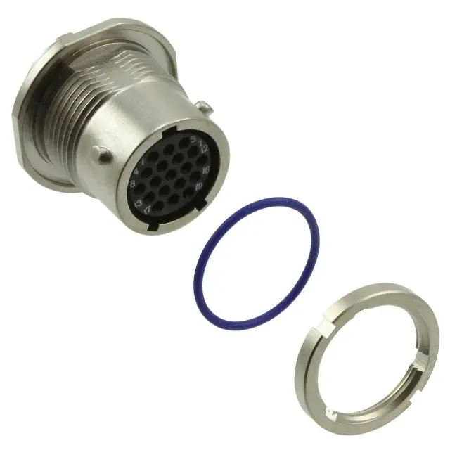 MKJ3C7F9-19CN (CONN RCPT FMALE 19POS GOLD SLDR)